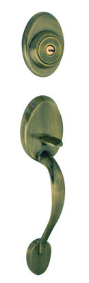 Cerradura De Gatillo Mod Denver Llave-Mariposa Alta Seguridad Acabado Latón Antiguo