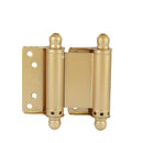 Juego 2 bisagra doble acción latón brillante Lock