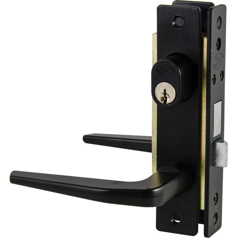 Cerradura aluminio basic doble color negro Lock