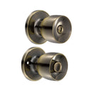 Cerradura de pomo (copa) para baño, latón antiguo Lock