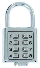 Candado De Combinacion Digital 8 Botones Mod 35 Acabado Azul