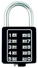 Candado De Combinacion Digital 10 Botones Mod 40 Acabado Azul