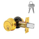 Cerrojo B460 Llave - Mariposa  Laton Brillante