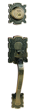 Cerradura De Gatillo Mod Caribe Llave-Mariposa Acabado Latón Antiguo