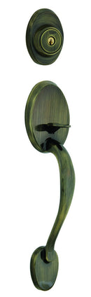 Cerradura De Gatillo Mod Denver Llave-Mariposa Acabado Latón Antiguo