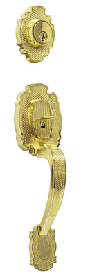 Cerradura De Gatillo Mod Riviera Llave-Mariposa Acabado Latón Brillante