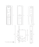 Cerradura Digital Hione Push Pull - Reconocimiento facial Mod H-7070 Acabado Gris