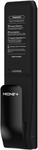 Cerradura Digital Hione Push Pull Mod H-7090 Acabado Negro