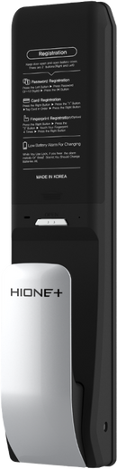 Cerradura Digital Hione Push Pull Mod H-7090 Acabado Plata