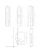 Cerradura Digital Hione Push Pull IDL-300F Acabado Oro Titanio