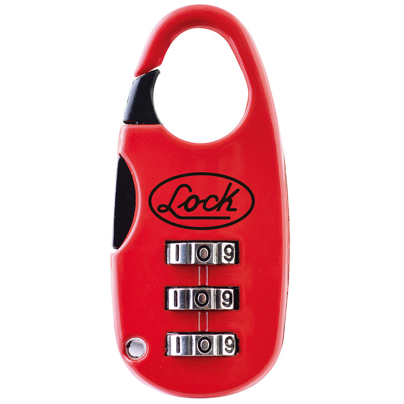 Candado de combinación digital maletero 20 mm rojo Lock