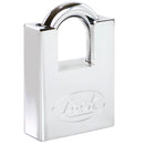 Candado acero antipalanca, llave discos, cromo satinado Lock