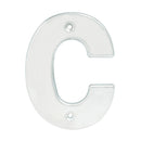 Letra C bold 4" cromo satinado Lock