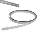 Bisagra de piano de 1 1/4" x 3.5 m con orificios Lock