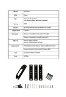 Cerrojo Digital Hione Mod M-1190T para puerta abatible o corrediza