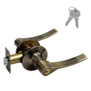 Cerradura Manija Mod Roble Baño Acabado Cromo Mate