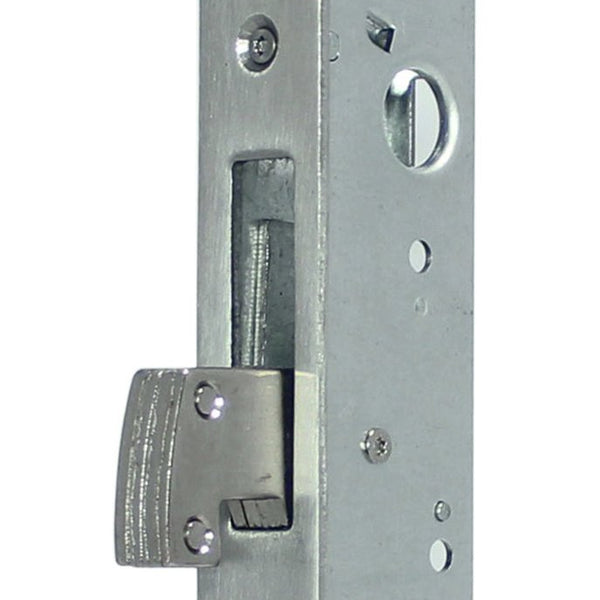 Cerradura para puerta de abatir con cerrojo, sin caja de cerradura