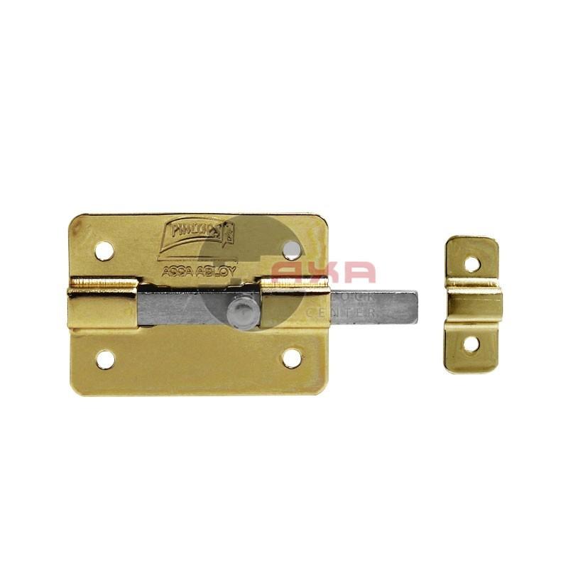 Cerradura aluminio basic sencilla color blanco Lock 16CL | Urrea store