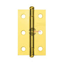 Bisagra Rectangular Modelo 725 CTP  Latón