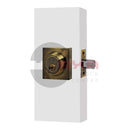 Cerrojo Modelo Argos Cuadrado Llave - Mariposa  Bronce Antiguo