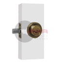 Cerrojo Modelo Argos Rededondo  Llave - Llave  Bronce Antiguo