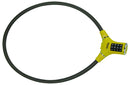 Candado Para Bici/Moto C/Cable Color Amarillo