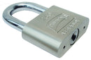 Candado De Acero 60Mm Mod 260 Gancho Corto Llave Extra Seguridad - Axa Lock Center