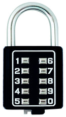Candado De Combinacion Digital 10 Botones Mod 40 Acabado Azul - Axa Lock Center