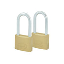 Candado de latón largo llave estándar 2 piezas 25mm Lock - Axa Lock Center