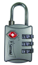 Candado Metalico De Combinacion Ajustable Mod TSAM-3 Color Gris - Axa Lock Center