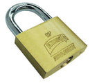 Candado Laton Macizo Cuerpo Esbelto 38 Mm Mod 17 Gancho Corto