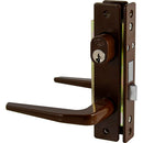 Cerradura aluminio basic doble cafe Lock - Axa Lock Center