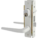 Cerradura aluminio basic sencilla color blanco Lock - Axa Lock Center