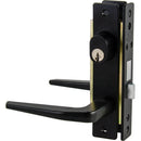 Cerradura aluminio basic sencilla color negro Lock - Axa Lock Center