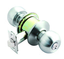 Cerradura De Perilla Cilindrica Mod Gamma Entrada Acabado Acero Inox - Axa Lock Center