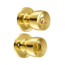 Cerradura de pomo (copa) para baño, latón brillante Lock - Axa Lock Center
