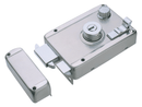 Cerradura De Sobreponer Mod HS-4000-As-6 Clasica Derecha Acero Inoxidable Llave De Puntos - Axa Lock Center