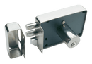 Cerradura De Sobreponer Mod HS-4100-As-6 Derecha Instafacil Acero Inoxidable Llave De Puntos - Axa Lock Center
