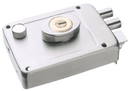 Cerradura De Sobreponer Mod HS-4200-As-6 Clasica Derecha Acero Inoxidable Llave De Puntos - Axa Lock Center