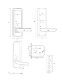 Cerradura Digital Hione Mod H-3400 Acabado Plata - Axa Lock Center