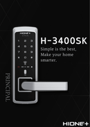 Cerradura Digital Hione Mod H-3400 Acabado Plata - Axa Lock Center