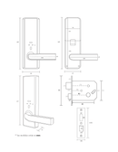 Cerradura Digital Hione Mod H-4100 Acabado Oro Rozado - Axa Lock Center