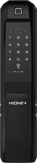 Cerradura Digital Hione Push Pull Mod H-7090 Acabado Negro - Axa Lock Center