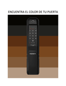 Cerradura Digital Hione Push Pull Mod H-7090 Acabado Negro - Axa Lock Center