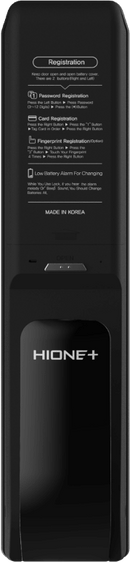 Cerradura Digital Hione Push Pull Mod H-7090 Acabado Negro - Axa Lock Center