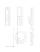 Cerradura Digital Hione Push Pull Mod H-7090 Acabado Negro - Axa Lock Center
