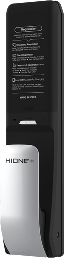 Cerradura Digital Hione Push Pull - Reconocimiento facial Mod H-7070 Acabado Gris - Axa Lock Center