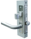Cerradura P/ Perfil De Aluminio Mod 570 Mariposa-Cilindro Acabado Acero Inox - Axa Lock Center