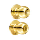 Cerradura pomo (bola) para recámara, latón brillante Lock - Axa Lock Center