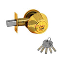 Cerrojo AS (Llave-Llave) Con Pernos de Acero Laton Brillante - Axa Lock Center